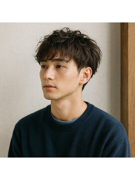 スープレックス ヘアーデザイン(SOUPREX HAIR DESIGN) 大人メンズ柔らかナチュラルパーマ　20代 30代 40代 50代 60代