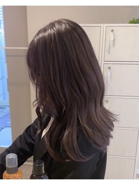 ザックジングウ 表参道(ZACC JINGU) ラベンダーグレージュ/透明感カラー