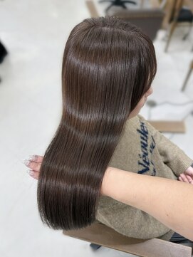 ハピネス 梅田茶屋町店(HAPPINESS) 韓国風/レイヤーカット/顔周り/顔まわり/髪質改善/ベージュ