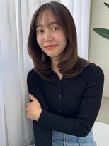 SOYON 天王寺店【ソヨン】【1月31日オープン(予定)】 ワンカール×小顔ミディアムボブ