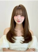 20代30代大人可愛いレイヤーカット髪質改善縮毛矯正韓国風原宿
