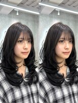 グローアイヴィ 大宮(GLROW IVY) ▼ハッシュカットブラックカラーハイレイヤー