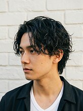 ルシード スタイル リコット(Lucido Style Ricotto)&nbsp;職場にばれないパーマシャドウパーマメンズビジネスメンズパーマ