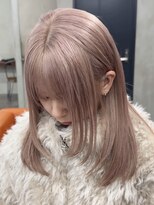 ニコトウキョウ 新宿(nico TOKYO)&nbsp;ミルクティーピンクダブルカラーピンクハイトーン韓国レイヤー