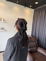 フィオーレ ヘアデザイン(FIORE hair design)&nbsp;カチモリハーフアップ