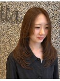 ロングでかわいく♪レイヤースタイル