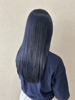 ミリ 奈良店(mm)&nbsp;ネイビーカラー/髪質改善/レイヤー/近鉄奈良