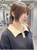 ナチュラルショート/ショートボブ/顔周り/30代40代50代