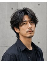 アイトーキョー 名古屋栄(AI TOKYO)&nbsp;ニュアンスパーマ/フェザーパーマ/センターパート/名古屋