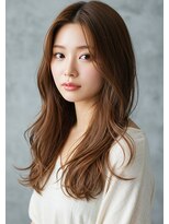 WOODE ECLART 髪質改善 全席個室サロン 大宮駅東口店 【11月OPEN（予定）】&nbsp;大宮東口／やわらかブラウンロング