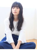 厚めバングヘルシーロング