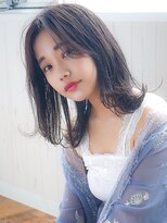 アグ ヘアー ローラ 外旭川店(Agu hair laura)&nbsp;《Agu hair》ウェット×外ハネの旬ミディ