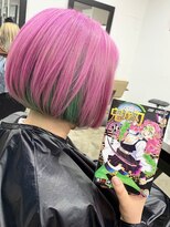 ディーカヘアーセンダイ(Di KA HAIR sendai)&nbsp;鬼滅カラー/鬼滅の刃/甘露寺蜜璃/ピンク＆ライムグリーン
