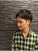 ツーブロックビジネスショート