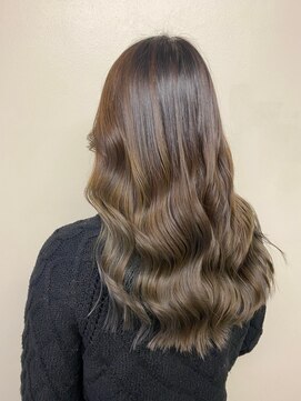 バブルス 新所沢店(BUBBLES) ベージュグラデーションカラー