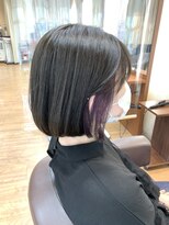 マール(marl)&nbsp;【marl.】紫インナーカラー　@30代40代50代/鈴鹿