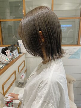 ネオリーブ アンド 渋谷店(Neolive &) 【Neolive & 渋谷店】大人可愛いテラコッタぷつっとボブ