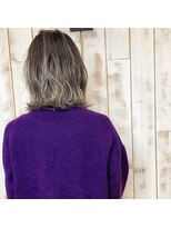 リトル カスカベ(little kasukabe)&nbsp;切りっぱなしボブ×エアタッチバレイヤージュ