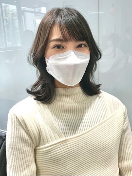 ラブクロムトーキョー オモテサンドウ(LOVECHROME OMOTESANDO) ショコラベージュメルティカラー☆くびれヘアカールベビーバング