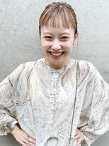 アイティーバイアルバム 下北沢店(IT by ALBUM)&nbsp;ベビーバングアレンジ_くびれヘアツートンカラー_7921