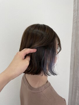 シエル 立川店(CIEL) ネイビーブルー×イヤリングカラー【CIEL×maki】