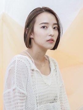 ピークアブー アヴェダ アトレ恵比寿(PEEK-A-BOO AVEDA) インナーカラーとタイトなミニボブ 恵比寿 須賀