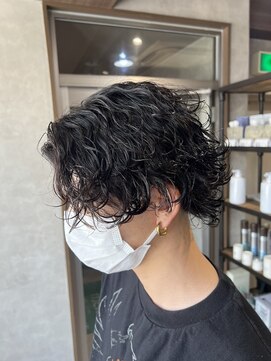 メル(mell) センターウルフパーマ