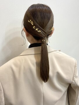 イオエ(ioe) 前髪/アンブレラカラー/こなれミディ/イメチェン/ウェーブパーマ