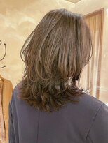 ビュートリアム265(BEAUTRIUM 265)&nbsp;ミディアムレイヤー/レイヤーカット/銀座/くびれヘア/グレージュ