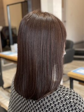 アトリエコア(Atelier Coa) 髪質改善トリートメントミルクティーベージュカラーショートヘア