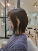 ぱつっとボブ