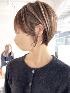 ボーテコンシェル 錦糸町(beaute concier) ミルクティーベージュダブルカラーインナーカラーケアブリーチ