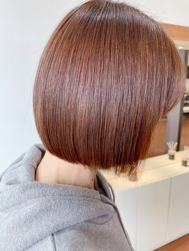 フェリシータ 高槻店(felicita) 切りっぱなし前下がりボブ！