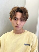 ゴールド 渋谷本店(GOALD) ナチュラルマッシュシースルーニュアンスセンターパート刈り上げ