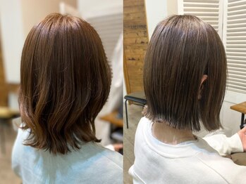ヒラソル(girasol)の写真/【TOKIO認定サロン限定】思わず触れたくなるウルツヤ美髪へ。毛先まで潤うヘアに導く…。