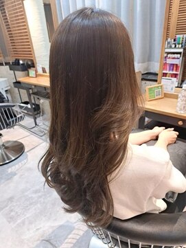 ヘアリゾート粋 トゥジュ 池袋東口店(tujuh) 透明感カラー/ミルクティーアッシュベージュ艶髪20代30代40代