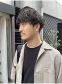 波巻きパーマ