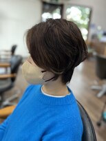 クラップヘアーコンフォートスペース(CLAPHAIR comfort space) 白髪ぼかし3Dハイライト×ポイントパーマ