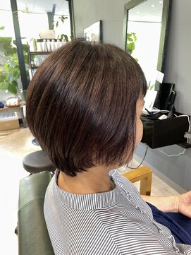 レナータ ヘア(Renata hair) 大人可愛い40代50代60代ショートボブ/バイオレットブラウン
