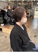 ベージュカラーショート