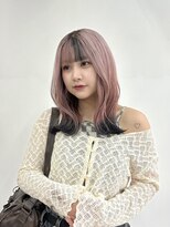 カシェル(cashel kishaba)&nbsp;ピンク×じゅわっと裾カラー