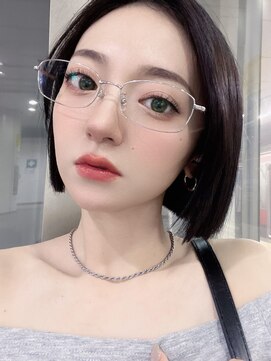 ヴィヴィー 福岡天神店(VIVIE) 暗髪韓国ボブ