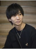 ナチュラルな束感スタイル