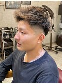 フェード/ツイストスパイラル/ツーブロック