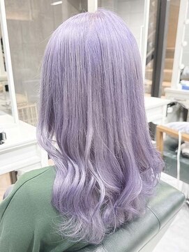 デイズ(days) ホワイトパープルアッシュ　ピンクバイオレット　紫カラー