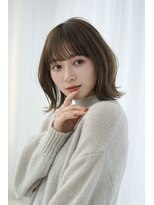 レイリー 原宿 表参道(Rayreee)&nbsp;大人可愛い☆ くびれボブ グレージュ　原宿　表参道