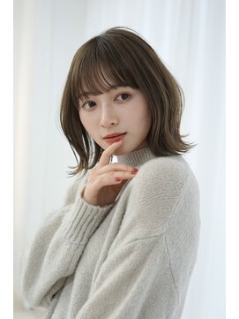 レイリー 原宿 表参道(Rayreee) 大人可愛い☆ くびれボブ グレージュ　原宿　表参道