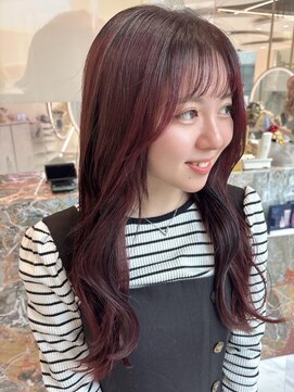 モナバイルーブル(MONA by Louvre) 【MONA】カシスピンク/チェリーレッド/ロングレイヤー