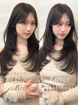 グロー 大宮(GLROW) 人気韓国ヘア ワンホンヘア レイヤーカット 顔まわり 大宮