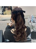 ふわふわポニーテール